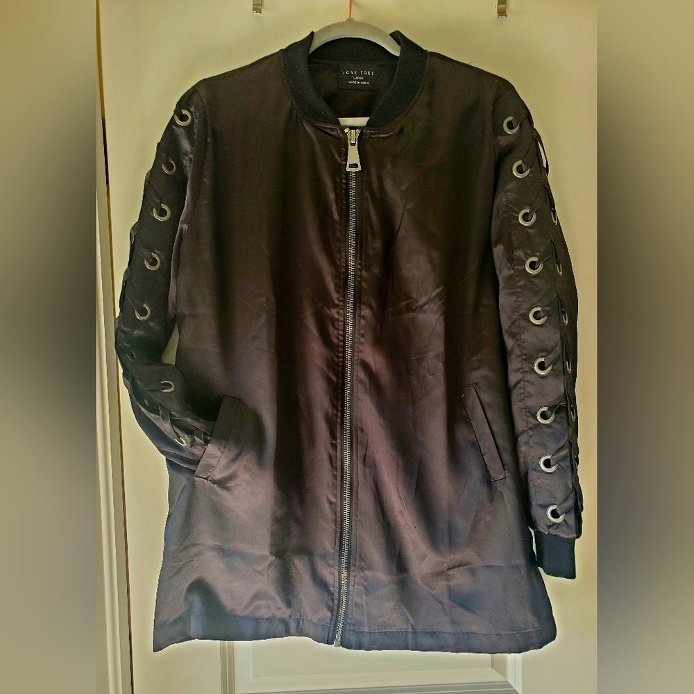 Black Jacket with Arm Detail